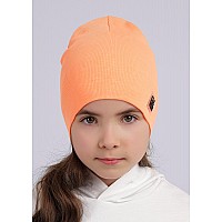 Детская двойная шапка, оранжевый