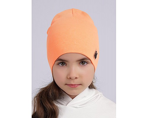 Детская двойная шапка, оранжевый