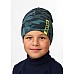 Детская шапочка для мальчика, темно-зеленый