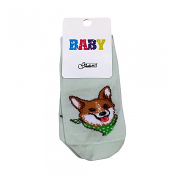 Носки для новорожденных, собачонок