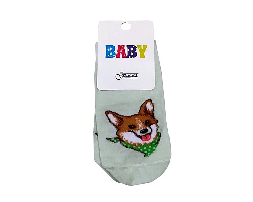 Носки для новорожденных, собачонок