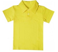 Поло для мальчика, желтый подростковый