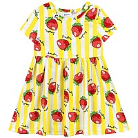 Платье для девочки, ягодки