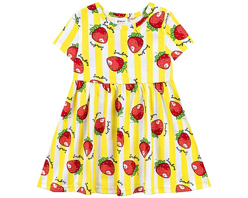 Платье для девочки, ягодки
