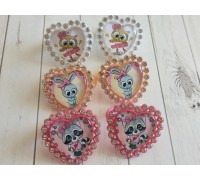 Набор заколочек, 6 штук