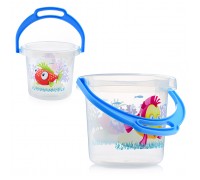 Ведро "Мечта"  прозрачное 1,4л