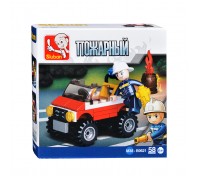 Конструктор "Пожарная бригада"(58 дет.)