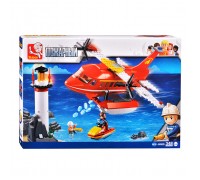 Конструктор "Пожарная бригада"(348 дет)