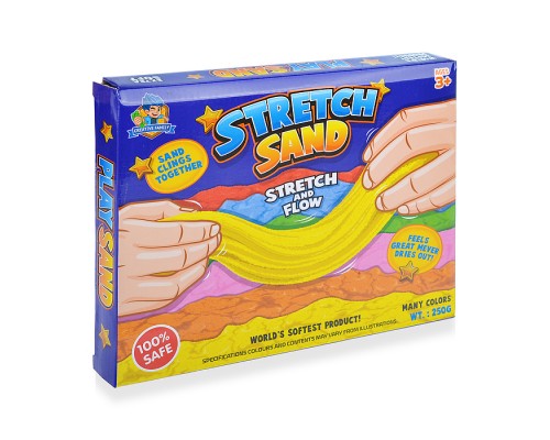 Масса для лепки,"Stretch sand",в коробке