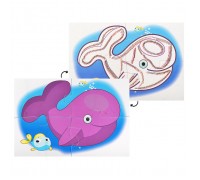 Раскраска без красок- пазл "Кит"