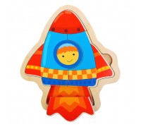 Пазл в рамке "Ракета"