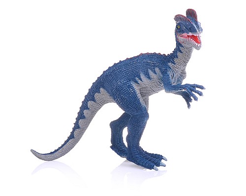 Динозавр "Дилофозавр" 26*9*18см, хэнтэг в пакете