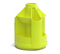Подставка настольная пластиковая вращающаяся Mini Desk, Neon Solid, желтый