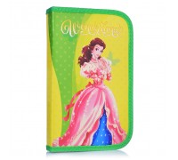 Пенал односекционный большой с откидной планкой "Чудо-принцесса"