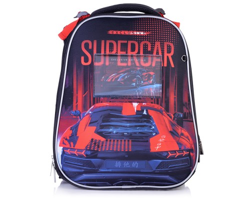 Рюкзак Ergonomic Classic "Supercar" 37х29х17 см EVA материал светоотраж. 2 отделения 2 кармана с расширением