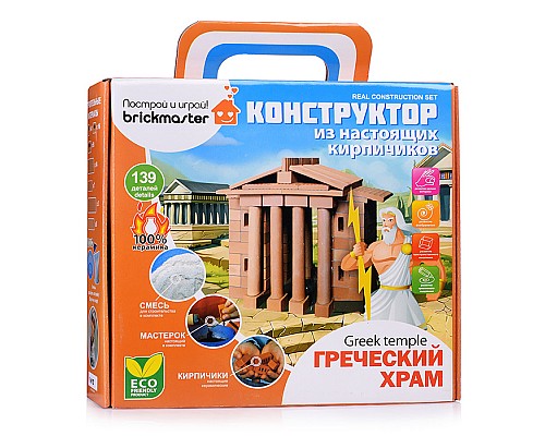 Конструктор керамический для детского творчества "Греческий храм"