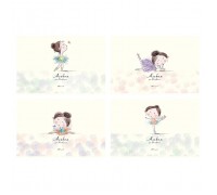 Альбом для рисования 20л. А4 Скрепка S Маленькие балеринки