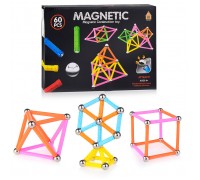 Конструктор магнитный "Геометрия" (60 дет.) в коробке