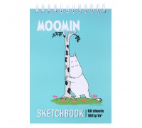 Скетчбук 60л. А5 "Moomin"