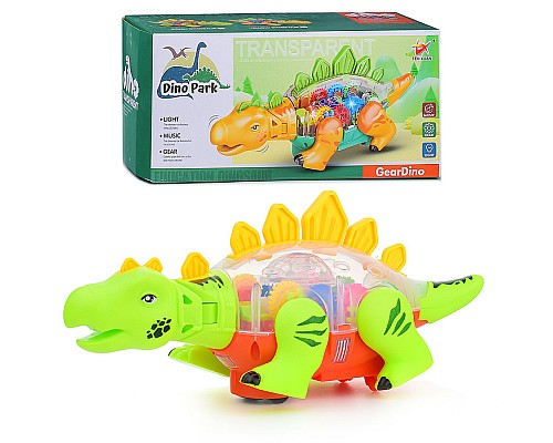 Динозавр на батарейках, в коробке