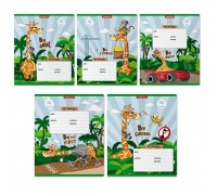 Тетрадь 18л., линейка, "Cool Giraffe"