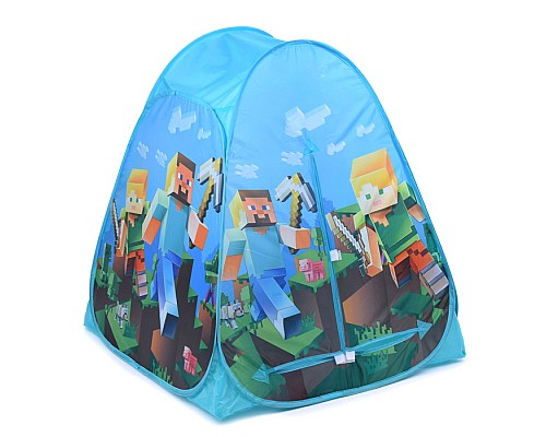 Палатка детская игровая "Майнкрафт" 81х90х81см, в сумке