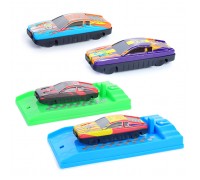 Набор машин "Дневной гонщик" с запускающим устройством, в пакете
