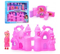 Дом для кукол "Сказочный домик" с аксессуарами, в коробке