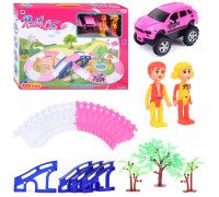 Автотрек гибкий "Rail car" (130 дет.) в коробке