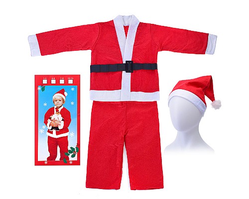 Набор карнавальный "Рождественский Санта" (1-3 лет) в пакете