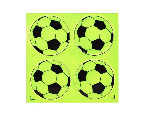 Светоотражающая наклейка "Футбольный мяч"