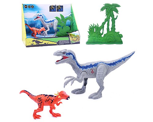 Набор динозавров "Эра динозавров" на батарейках, в коробке