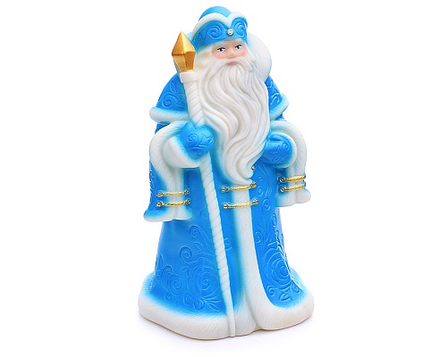 Дед Мороз 23 см в синем (фигурка из ПВХ)