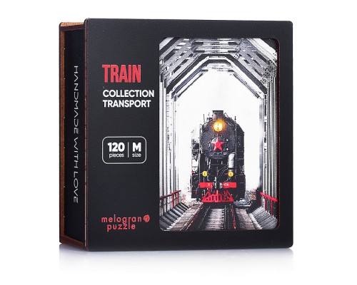 Пазлы 120 "Поезд прибывает" Collection TRANSPORT