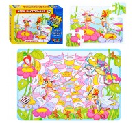 Игра настольная. Поле+пазл "Муха-Цокотуха"