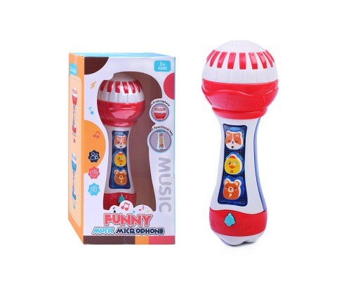 Музыкальная игрушка "Микрофон" в коробке