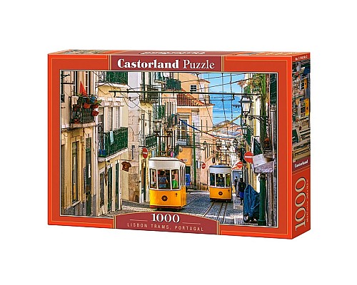 Пазлы 1000 "Лиссабонские трамваи. Португалия"