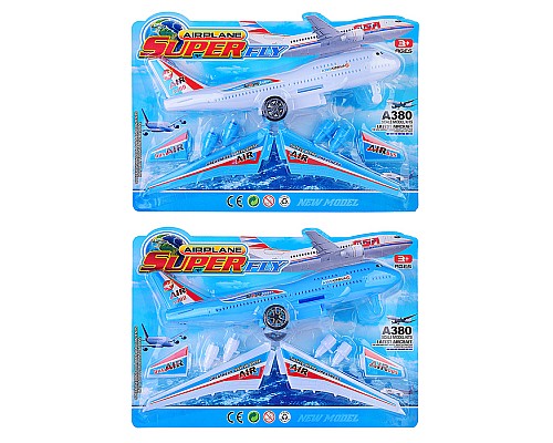 Самолет "Super fly" на листе