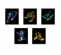 Тетрадь 48л., клетка, Sneaker