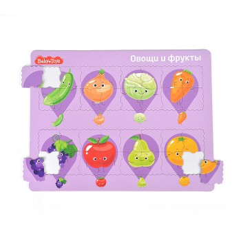 Пазл планшетный "Овощи и фрукты" серия Baby Toys