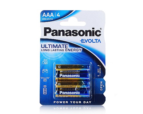 Батарейки алкалиновая Panasonic EVOLTA LR03EGE/4BP LR03 BL4