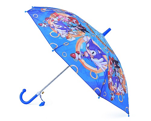 Зонт детский "Соник" r-45см, ткань, полуавтомат