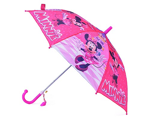 Зонт детский "Минни маус" r-45см, ткань, полуавтомат