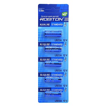 Батарея ROBITON STANDARD R-23A-0-BL5 23A (0% Hg) BL5