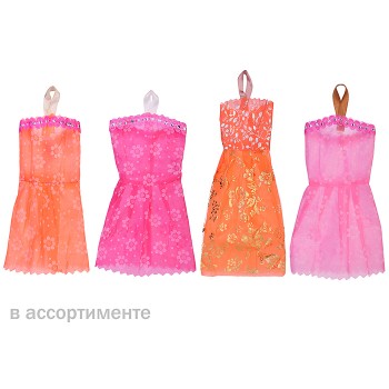 Одежда для куклы "Платье" в пакете