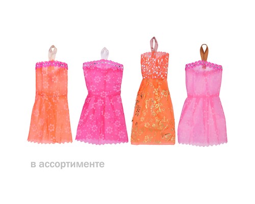 Одежда для куклы "Платье" в пакете