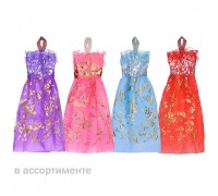 Одежда для куклы "Платье" 11,5 см, в пакете