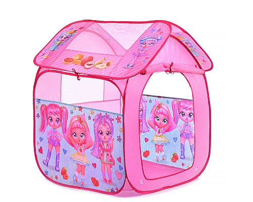 Палатка детская игровая "Куклы-модницы" 83х80х105см, в сумке