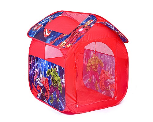 Палатка детская игровая "Супергерои" 83х80х105см