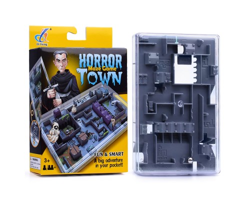 Игра-лабиринт "Horror town" в коробке